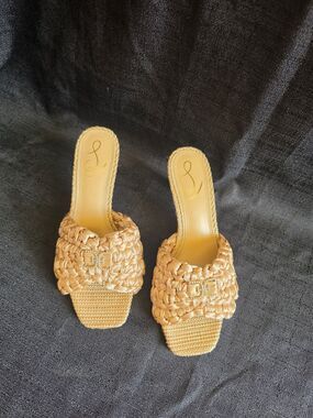 Sam Edelman Paisley Kitten Heel Mule Women's 8 Wedding Party Festival